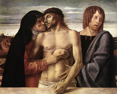 Giovanni Bellini, Pietà, 1460. Pinacoteca di Brera, Milano